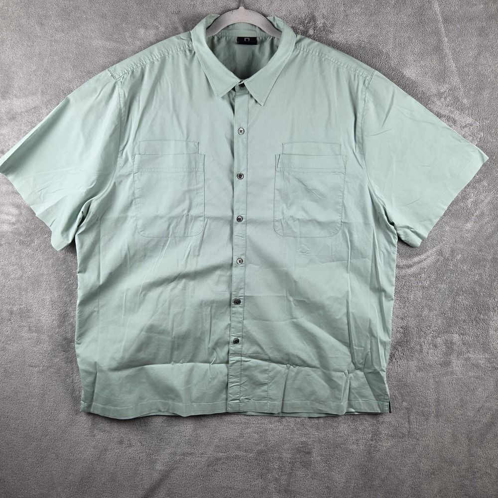 NWOT SCOTTEVEST Beachcomber Mens 2XL Green Button Down 7‎ Pocket Shirt
